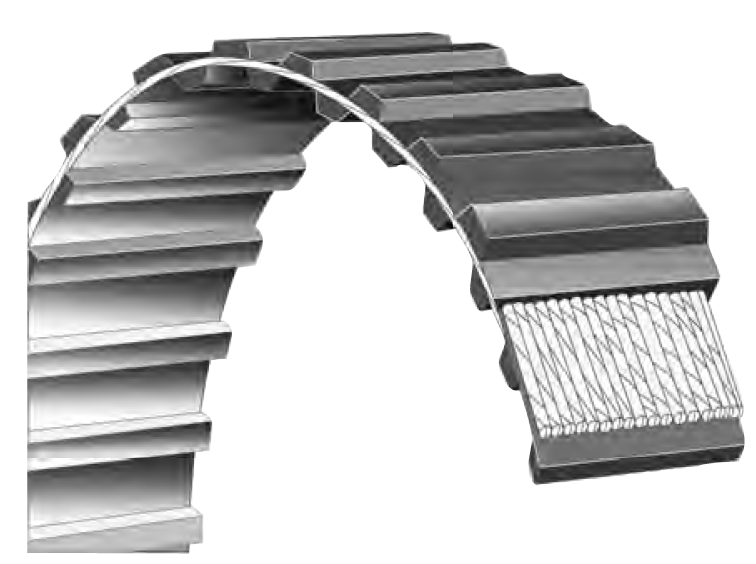 Bando 15DT10-980UG Synchro-Link Double Sided Polyurethane Metric
