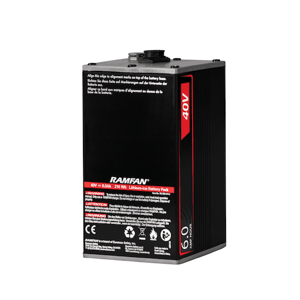 RamFan 40V Li-Ion Battery Pack for EX50Li