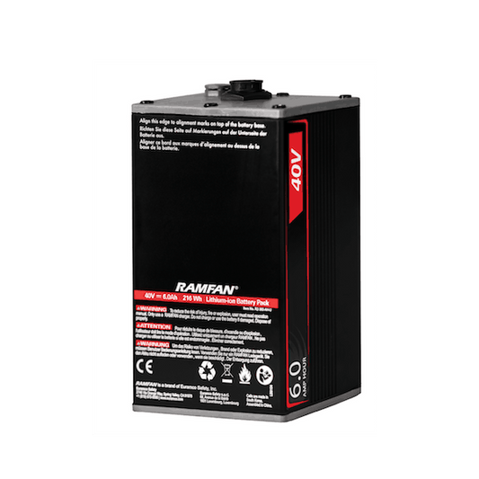 RamFan 40V Li-Ion Battery Pack for EX50Li