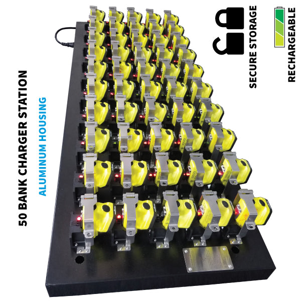 Nightstick Cap Lamp 50 Bank Charging Station 5560-CHGR50