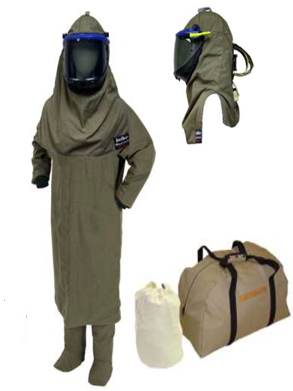 Steel Grip AGN40K3PA-CL / HRC4 50" Coat, Leggings and Lift Front Hood w/ Air Kit - Light Weight 40cal - AGN40K3PA-CL