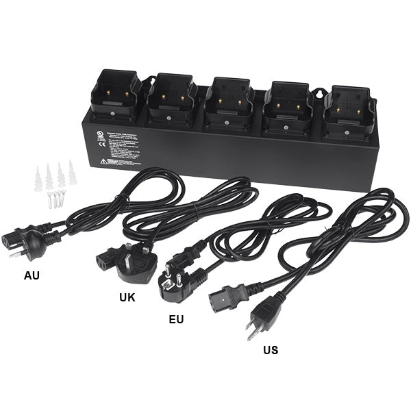 Nightstick 5-Bank AC Charger - Rechargeable INTRANT Angle Lights 5568-CHGRAC5