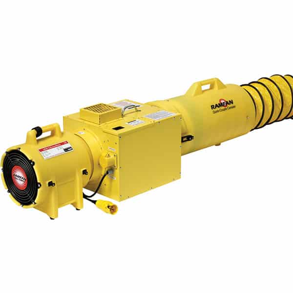 Ramfan ED7125-HT Blower-Exhauster- Heater Kit With 25 Feet Flexible Ducting