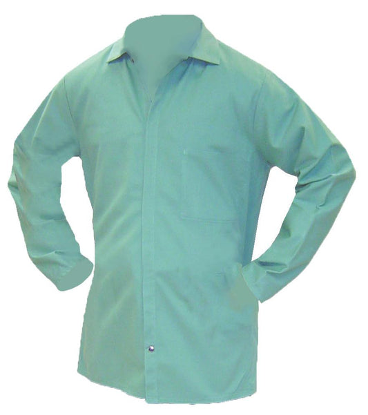 Steel Grip WCP 9450-35 / 35" Visual Green 100% FR Treated Cotton Whipcord Jacket
