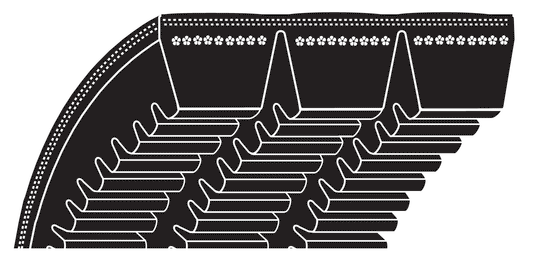 Bestorq 12/3VX1400 Banded Cogged Wedge Belts