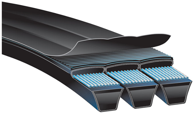 Gates Hi-Power II PowerBand V-Belts 3/D360