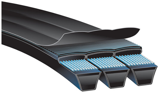 Gates Hi-Power II PowerBand V-Belts 3/D600