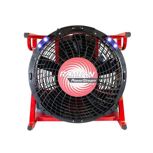 Ramfan EX150Li AC/DC PPV Fan, 18" Wheel Kit, 2 Batteries