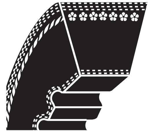 Bestorq 3VX375 Cogged Wedge Belts